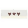 Go Handmade Vævet Label, Dobbeltsidet, 50 x 11,5 mm, 10 stk